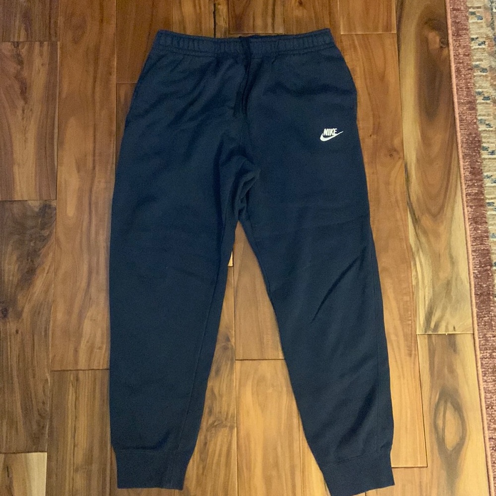 Nike Men’s Navy Blue Pants Sweatpants L Large EUC